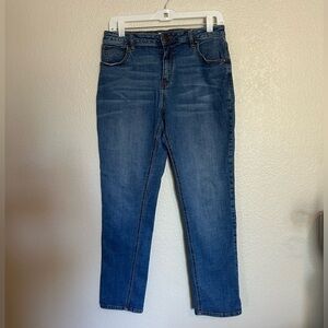 Women's Blue Ankle Jeans